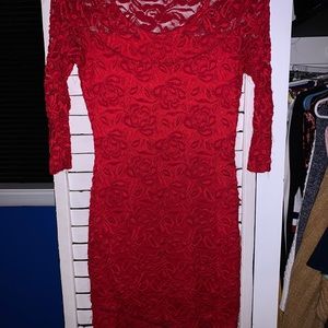 GUESS RED DRESS XS